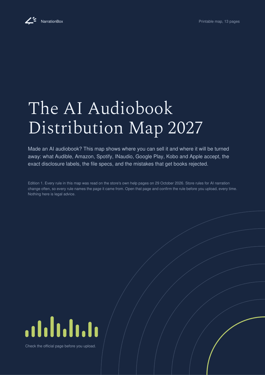 Cover of The AI Audiobook Distribution Map 2027
