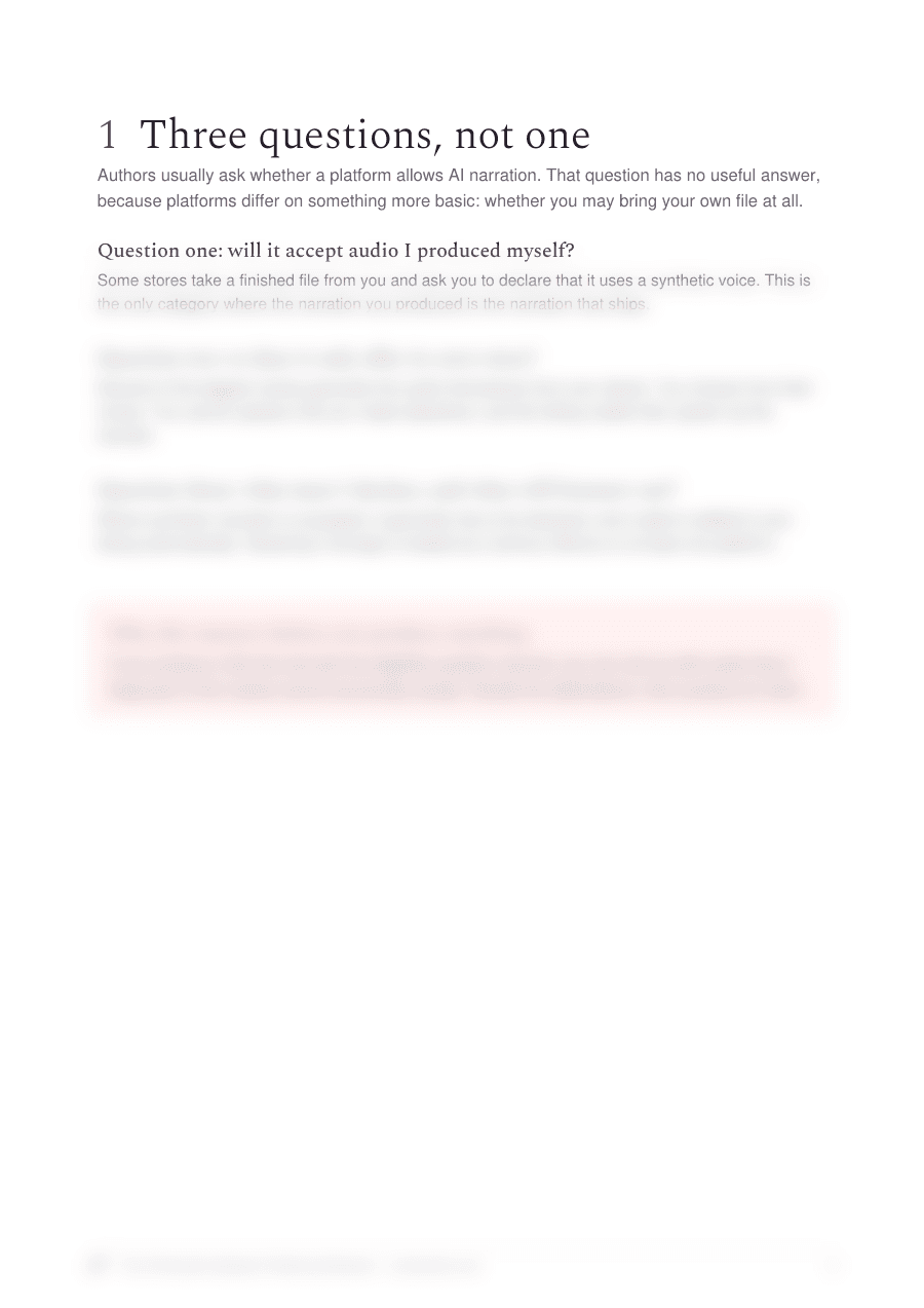Preview of page 2: Three questions, not one