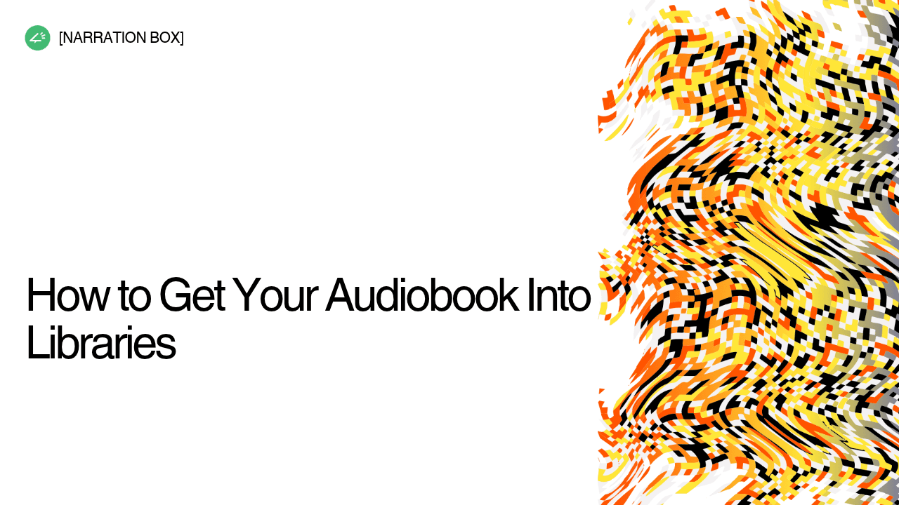 Indie author’s audiobook reaching public library apps Libby, OverDrive and Hoopla in the US, UK, Canada and Australia